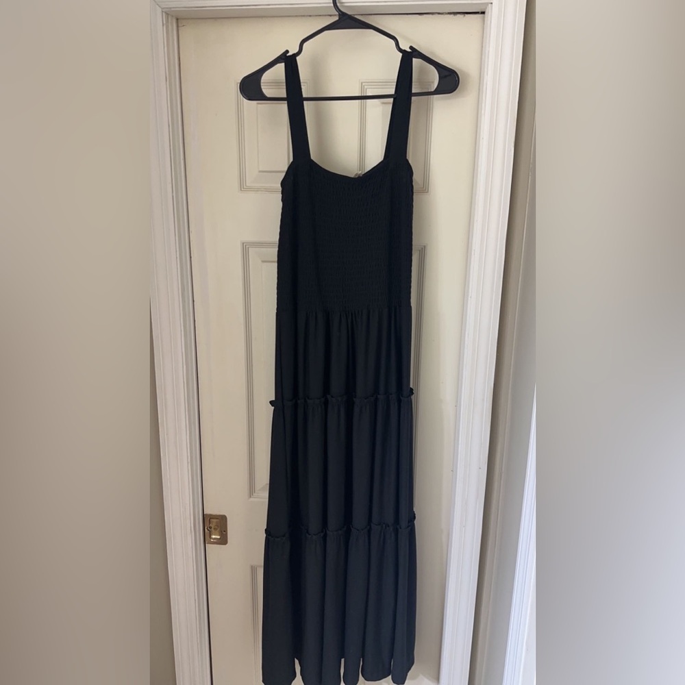 Black maxi dress